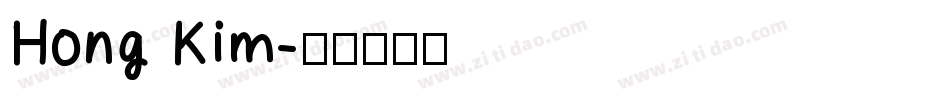 Hong Kim字体转换